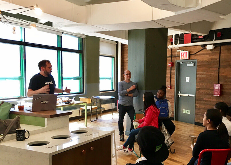 Brock Busby speaking