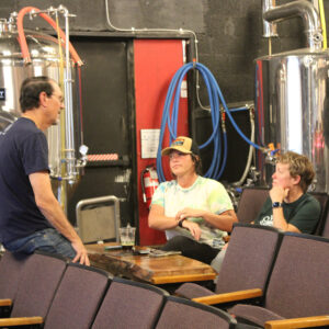 Candid shot at Party Mars Hill August 22 at Mars Hill Theatre Brewing Company