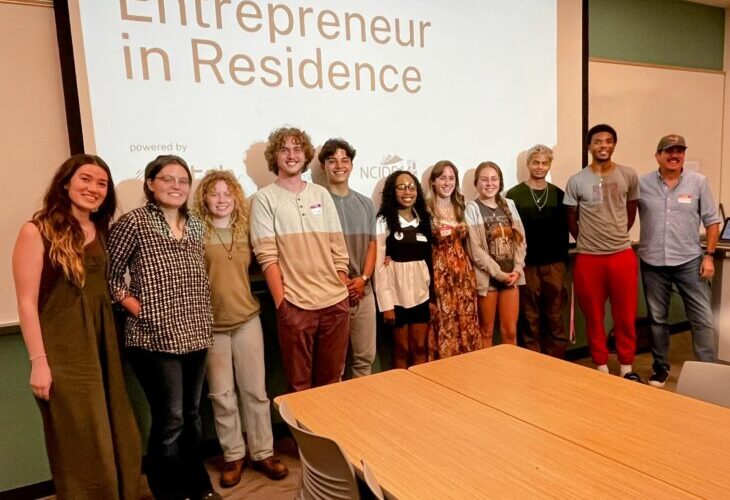 Warren WIlson College with EIR mentor, Brock Busby