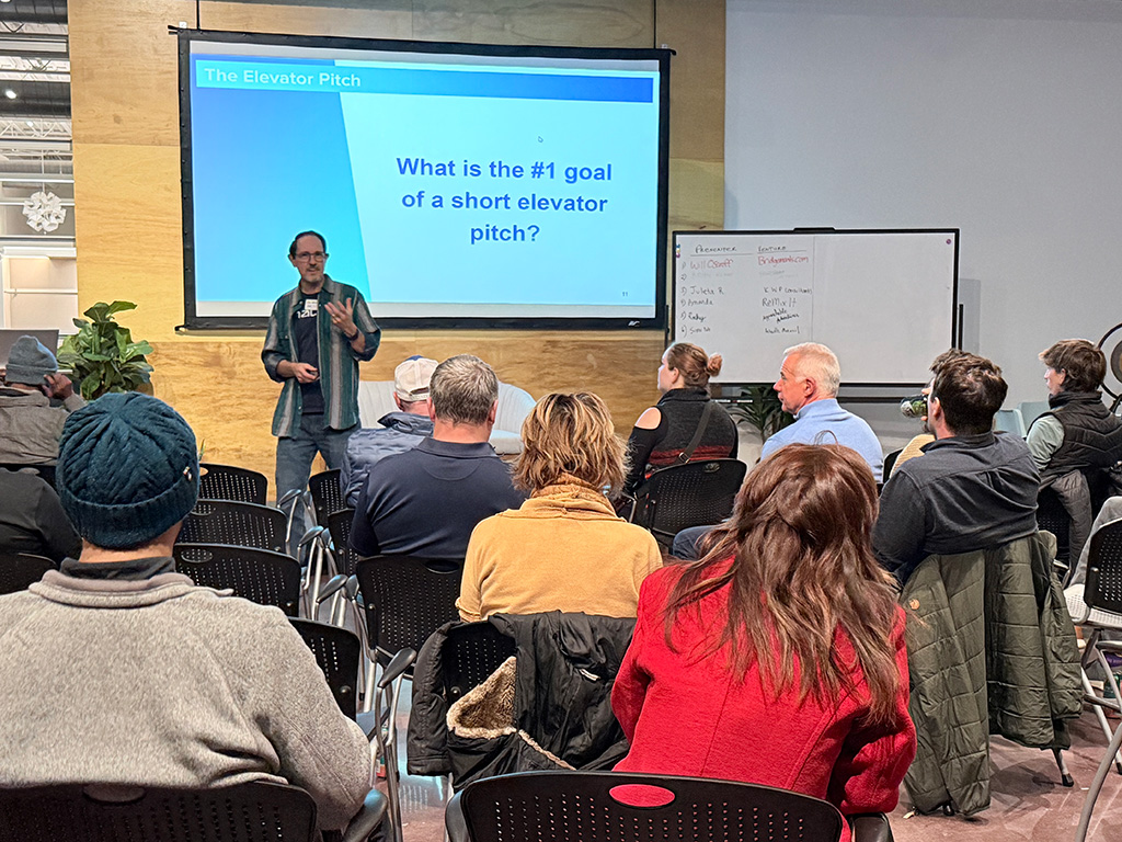 PItchgiving 2025 - Chilly did not hold back the crowds in the room at Hatch Event Space, Asheville