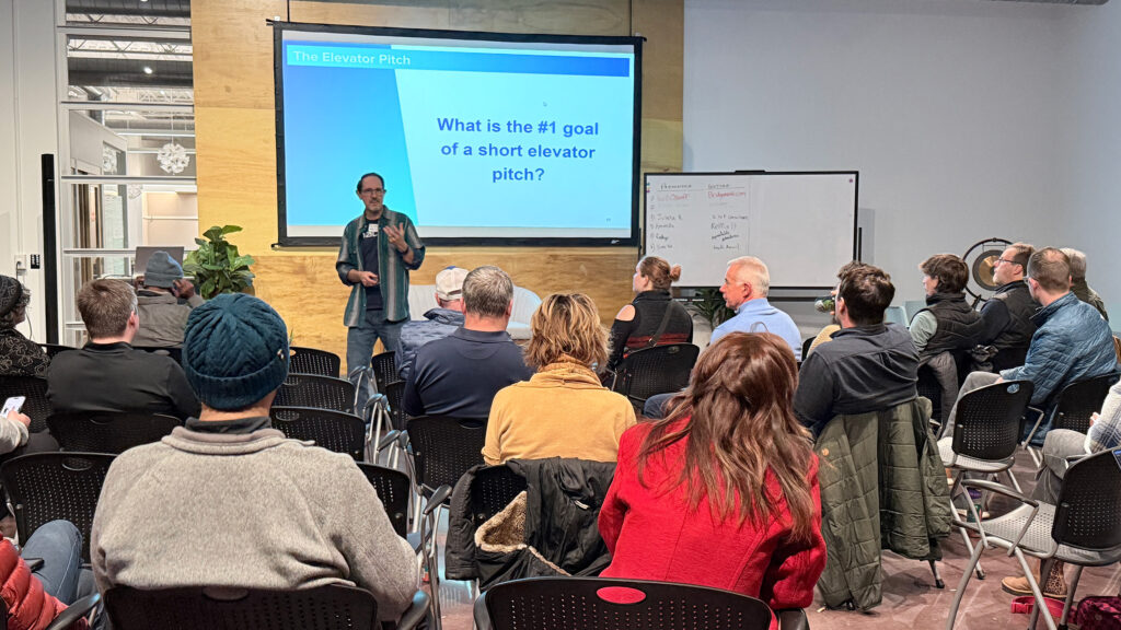 PItchgiving 2025 - Chilly did not hold back the crowds in the room at Hatch Event Space, Asheville