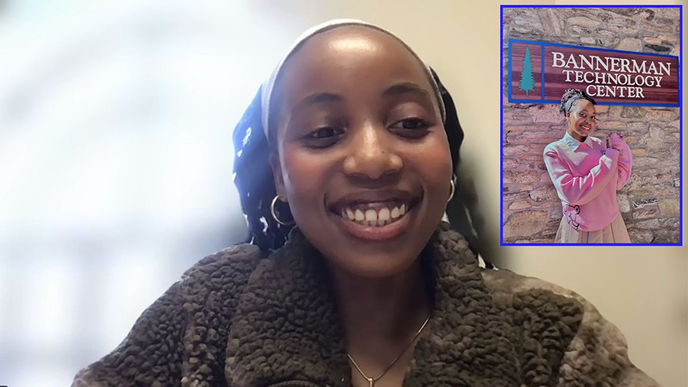 Image of WWC student, Rose Nhira, founder of uSwap app.